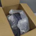 Rubtlamp 100Pcs Blue Gold Plastic Plates, Blue Disposable Plates With Gold Rim, Hammered Plastic Plates Include 50 Dessert Platos, 50 Dinner Platos for Party