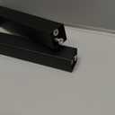 Towel Racks for Bathroom Rolled Towels,Vertical Towel Storage Rack for Bathroom,Premium Aluminum Matte Black Bath Towel Holder Wall Mounted,Easy to Install(20 Inch)