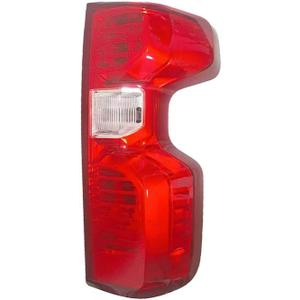 Tail Light Assembly Compatible with 2019 2020 2021 2022 2023 2024 Chevy Silverado 1500 2500HD 3500HD Halogen Type Right Passenger Side