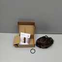 REECHO 9" Short Ponytail Extension, Classic Loose Curly Wavy Claw Clip Pony tails Hair Extensions HP001 Hairpieces for Women - Dark Brown with Highlights