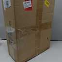 Rolling Craft Storage Cart with 2 Small Fabric Drawers & Lockable Wheels, DIY Organizer for Wrapping Paper, Paints, Brushes, Craft Supplies, Multi-Tier Craft Cart Tape Holder, 16.54x11.4x32.68 Inches