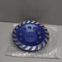 SALI 7 Inch Concrete Grinding Wheels 20 Turbo Diamond Segments 5/8-11 Arbor Diamond Grinding Wheel Fit for Paint, Epoxy, Mastic, Coating Removal