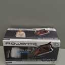 Rowenta Iron Steamer for Clothes, Stainless Steel Soleplate Steam Iron, Microsteam Holes, 1700 Watts, Lightweight, Auto-off, Black, DW2360