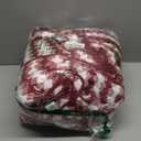 12 Pcs Burgundy Diamond Towel Set-4 Bath Towels,4 Hand Towels,4 Washcloths Soft Polyester Towels with Loop Absorbent Shower Towel Quick Dry Beach Chair Towel Family Towels for Bathroom Spa Gym Pool