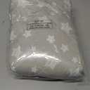 Waterproof Dog Bed Covers Replacement Washable Pet Hair Easy to Remove, Noiseless Quilted Puppy Pet Bed Cover Lovely Grey Star Print 29x41 Inches, for Dog/Cat, Cover Only