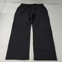 LETAOTAO Mens Elastic Waist Pants - Relaxed Fit Stretch Waistband Pull On Cotton Twill Casual Pants for Seniors Black 38W. 30L