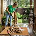 Vaukki Outside Welcome Doormat 24''x36'', Non Slip Coco Coir Door Mat