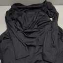 Kaximil Women's Square Neck Ruffle Hem Mini Dress Ruched Waist Long Sleeve Corset Short Party Dresses Size XL