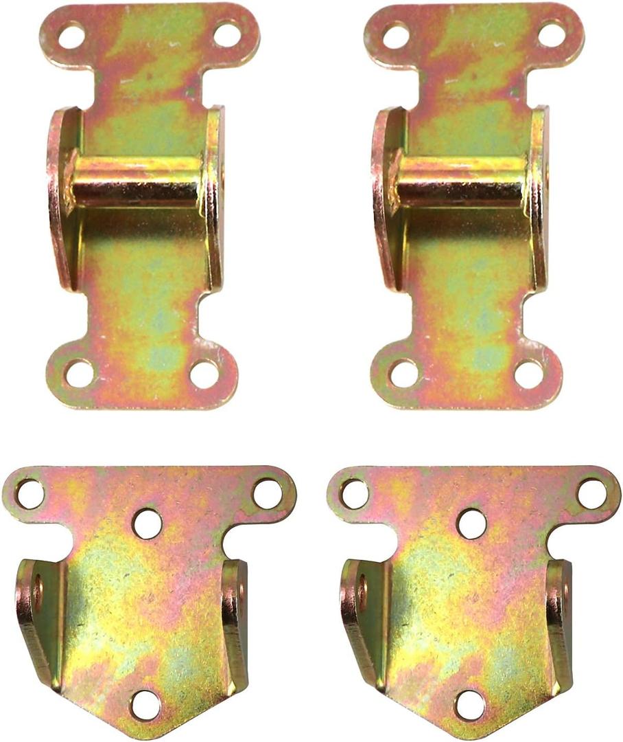Solid Steel Motor Mount Engine Bracket Kit for SBC BBC Chevy Frame Mount Rat Hot Rod