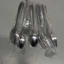 Begale 12-piece Stainless Steel Tea Spoons and Tasting Appetizer Cake Forks, 6 Tasting Forks + 6 Teaspoons