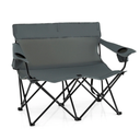 Camping Loveseat for Couples, Friends & Families, Double Camping Chair, Foldable Two Person Camping Chair for Campfire Nights, Tailgating Fun, Beach Escapes, RV Road Trips & Cozy Backyard Comfort, 56.7" x 23.2" x 36.6" inches