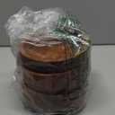 Soup Bowl Acacia Wood Set of 4 For Soups and Pastas, Oven, Wood Bowl Hand- Carved (4" X 4" X 1.5")