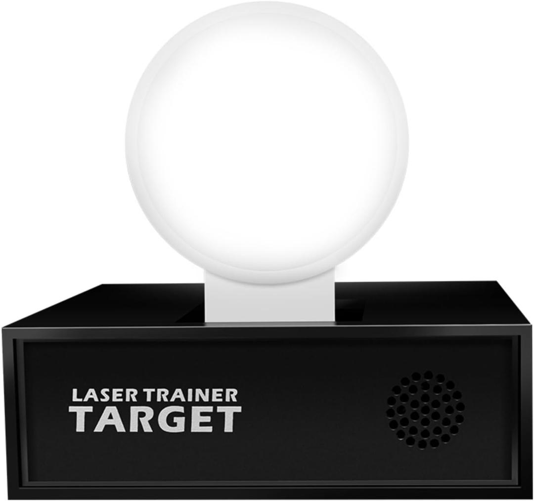 Laser Target Training System for Dry Fire Practice  Interactive Visual Feedback Target for Home Shooting Training  Compatible with Red Laser Cartridges  No Ammo, No App Required