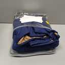 U-NICE HOME Reversible Sofa Cover Couch Cover for Dogs with Elastic Straps Water Resistant Furniture Protector for Pets Couch Cover for 3 Cushion Couch (Sofa, Navy/Taupe)