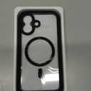 Miracase for iPhone 17 Case 6.3'', Full-Body Bumper Military Drop Protection Outdoor Phone case with Built-in Glass Screen &Camera Control,Easy Installation,No Gap,Compatible with MagSafe,Black