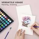 2 x Ddaowanx 120 Sheets Watercolor Paper Bulk,140 lb/300 GSM Cold Press Paper White Water Color Paper for Kids Child Students Adults Artists Drawing,Painting Christmas Gift Cards (5 x 7 Inches)