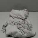 Homiest Decorative Knitted Throw Blanket with Fringe Soft & Cozy Tassel Blanket for Couch Sofa Bed (Light Grey,50x60)