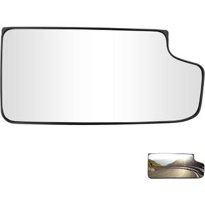 Heated Tow Lower Convex Mirror, Compatible with 2014-2017 Chevy Chevrolet Silverado GMC Sierra 1500 2500 3500 HD, Replace 23444113 Right Passenger Side Power Heating Towing Lower Convex Mirror Glass