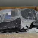 Aojin Knee Scooter for Adults for FootInjuries, 300lbs Capacity, All Terrain Foldable Knee Scooter Walker with Bag, 13" Wide Pu Seat, Compact Crutches Alternative (Black)