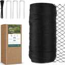 Bird Netting for Garden, Fetanten 7.5 x 33 FT Netting for Garden Protection Vegetables Fruit Trees Blueberry from Birds Deer Poultry, Heavy Duty Woven Mesh Net Animal Fencing with Ties and Staples