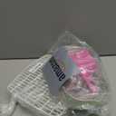 PINVNBY Rabbit Litter Box for Cage Bunny Corner Bedding Box Small Animal Litter Pan Hanging Pet Bowls Cage Potty Trainer Pet Toilet for Rabbit Bunny Guinea Pigs (11.02 x 11.02 x 6.3 inches)