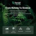 EASELAND Queen Tencel Cooling Comforter for Hot Sleepers - Double-Sided Lightweight and Breathable Fabric for Night Sweats - All Season Cooling Blanket Machine Washable90x90in, Grey