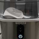 Kismile Nugget Ice Makers Countertop, Portable Ice Machine with Crushed Ice, 35lbs/Day, Self-Cleaning, One-Click Operation for Home Use(Silver)