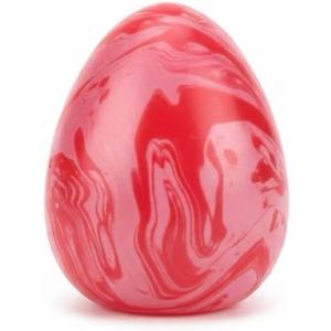 Red Squishy Easter Egg Sugar Stress Ball, Soft Cute Squeeze Fidget Toy for Kids and Adults, Stress Relief Sensory Sugar Ball Squishy Toys, Easter Basket Stuffers, Party Favors, Birthday Gifts