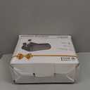 Homemate Electric Heated Blanket Twin Size - 62"x84" Heating Blanket Twin Size 1/2/4/6/8 Hours Auto-Off 10 Heat Level Over-Heat Protection Flannel Sherpa ETL Certification (01 - Light Grey)