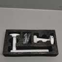 BVL Toilet Paper Holder Matte White Wall Mount Stainless Steel 304 Large Mega Roll