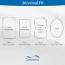 Bassinet Mattress Pad Cover Fit for Hourglass/Oval Bassinet Mattress, Waterproof Bassinet Mattress Protector Quilted Bassinet Sheets (32"x17") 2 Pack for Boys Girls, White