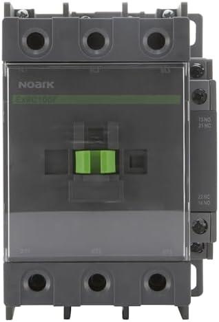 Noark Contactor, Ex9C, Standard, FVNR, 50A, Wide Range Operating Vac/dc, 1NO+1NC, 24~60V, 3NO 1321939 Ex9C50F11J