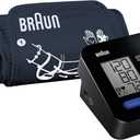 Braun ExactFit 1 Upper Arm Digital Blood Pressure Monitor with Adjustable Cuff for Home Use, Simple One Button Operation for at Home Blood Pressure Monitoring, Large Easy to Read Display, BUA5000