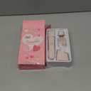 Bikini Trimmer for Women - Painless Electric Razors for Silk Skin,Cordless Body Shaver for Trip,Replaceable Lady Facial Razor, IPX7 Waterproof&Easy Cleaning, Ceramic Blade, Gifts for Her (Pink)