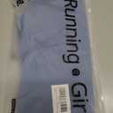 RUNNING GIRL Yoga Tank Tops for Women Built in Shelf Bra B/C Cups Strappy Back Activewear Workout Compression Tops (Blue, M)