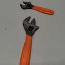 HORUSDY Adjustable Wrench Set | 2-Piece | 6-Inch and 10-Inch Wrenches | Metric & SAE Scales | Cushion Grip Wrench | Cr-V Steel