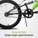 JOYSTAR 20 Inch Kids' Bike for Boys Girls Ages 7-13 Years Old, Dual-Suspension Kids Mountain Bike with Dual Handbrake & Kickstand, Multiple Colors, 20 Inch Wheels