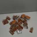 28Pcs Chair Leg Floor Protectors Rectangle for Hardwood Floors Silicone Caps Covers Felt Furniture Pads Clear Chair Sliders, Protect The Floor from Scratches(Fit:L 1.5"-2",W 0.75"-1")