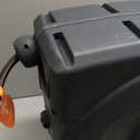 Giraffe Tools AW505/8 Retractable Garden Hose Reel 5/8" x 115+5 ft, Heavy Duty Wall Mounted Water Hose Reel Automatic Rewind, 180 Deg Swivel Bracket, Slow Retraction, 115ft, Dark Grey