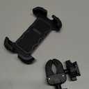Motorcycle Phone Mount, Upgrade Bike Phone Mount [1s Lock][Secure Protection], 360 Rotatable Phone Holder for Mountain Bike/ATV/Scooter Handlebar Stand, Compatible with iPhone/Samsung 4.7-6.7" (Black)