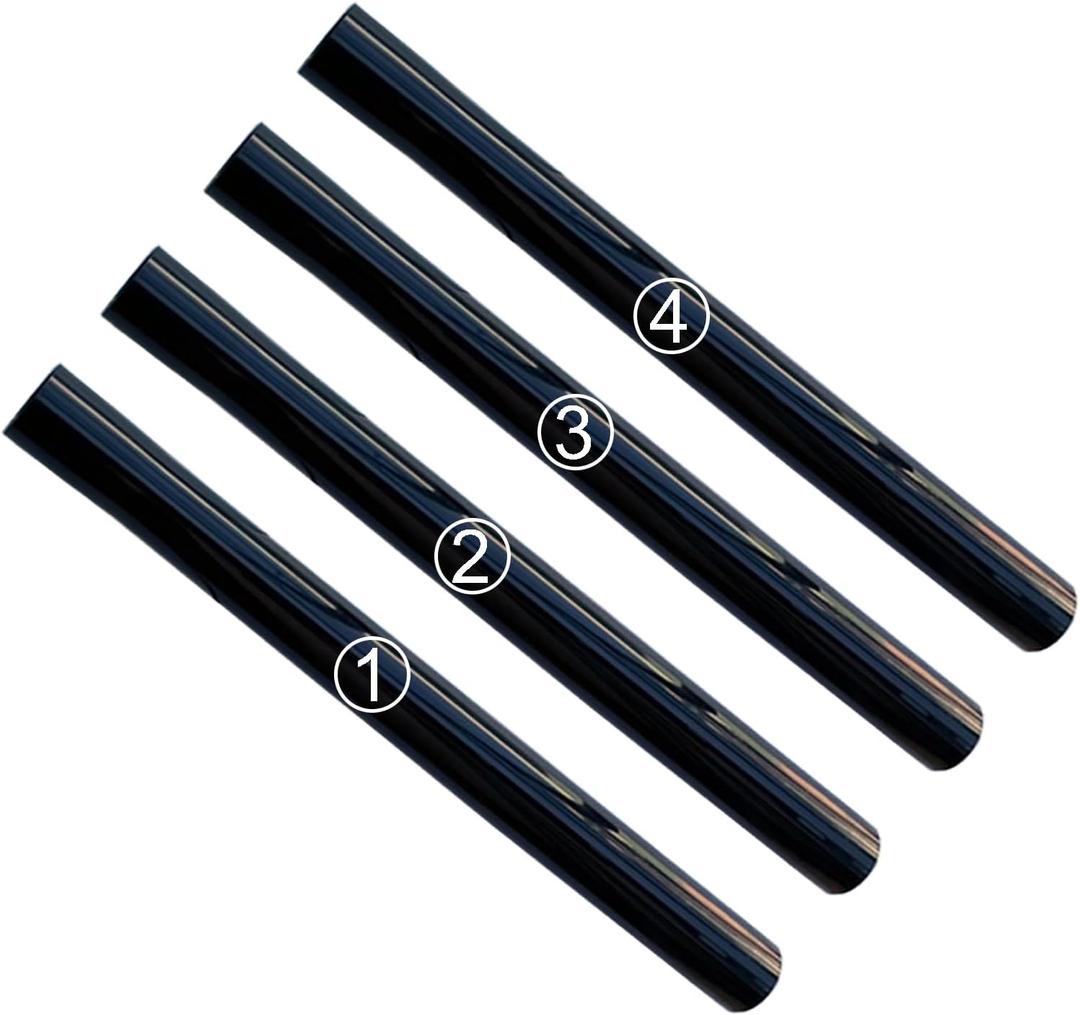 4Pack 1.25 Inch Vacuum Extension Wands with 1-1/4" Fitting (32mm) (1.25 in) - 1.25 Inch Shop Vac Extension Tubes, Accessories and Attachment 32mm, Replacement Vacuum Cleaner Extension Pipe Tubes