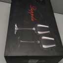 Red Wine Glasses Set of 6, 20 oz Large Clear Burgundy Wine Glasses With Long Stem, Premium Crystal Wine Glass, Unique Gift for Wedding, Anniversary, Mothers Day