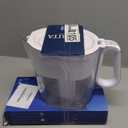 Brita Wave 10 Cup Water Pitcher Plus 2 Advance Filters, Assorted Colors (Clear) (Copper)