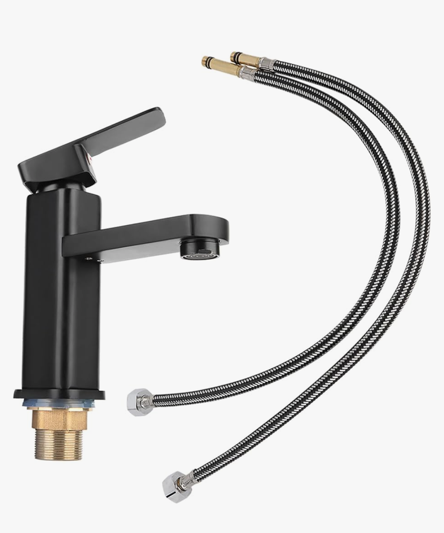 Mixer Faucet Stainless Steel Basin Faucet, Modern Water Tap for Kitchen Bathroom Wash