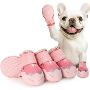 Dog Shoes for Large Dogs, Waterproof Dog Boots for Winter Snow, Summer Hot Pavement, Dog Booties & Paw Protectors Size 7