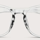 Blue Light Blocking Glasses - Fashion Square Eyeglasses, Anti UV Ray Computer Gaming Glasses Blue Blockers for Women/Men (Transparent)