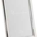 Lawrence Frames 510757 Metal Picture Frame Silver-Plate with Delicate Beading, 5 by 7-Inch, 5x7