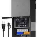 DEWENWILS 300W Low Voltage Landscape Transformer, 2 Zone Independent Control, 120V to 12V/14V AC, Outdoor Landscape Lighting Transformer with Timer & Photocell Sensor, Weatherproof