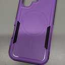 Magnetic for iPhone 17 Case Military-Grade Dual-Layer Shockproof, Heavy Duty Rugged Protection Phone Case [Fit for MagSafe] Anti-Fingerprint Anti-Scratch for iPhone17 Cover 6.3", Purple