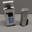 Automatic Soap Dispenser Touchless, Simple Physical Adjustment,Low Battery Consumption Hand Dish Soap Dispenser Kitchen Bathroom,Hands Free Auto (Transparent Matte Black)